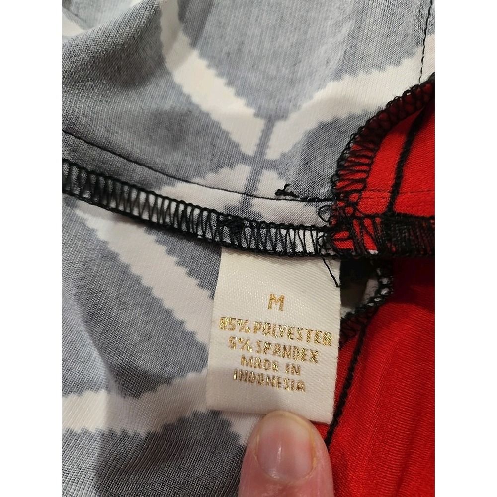 Black,white,red Summer Sun Dress, Coverup Size Medium Prelude Brand - Picture 10 of 12